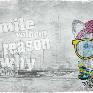 שטיח כלב Smile, שטיח לחדר נוער, שטיח למשרד